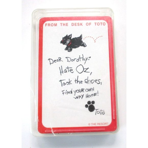 Toto Wizard of Oz Playing Cards Complete Deck - Picture 1 of 3